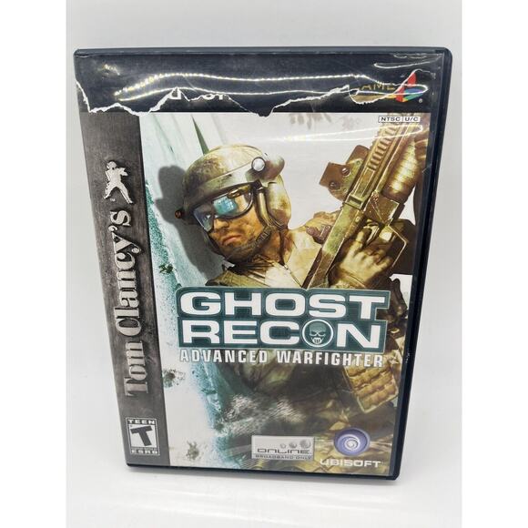 Tom Clancy's Ghost Recon Advanced Warfighter - Playstation 2 Ps2, Cib W/ Manual - Picture 1 of 7